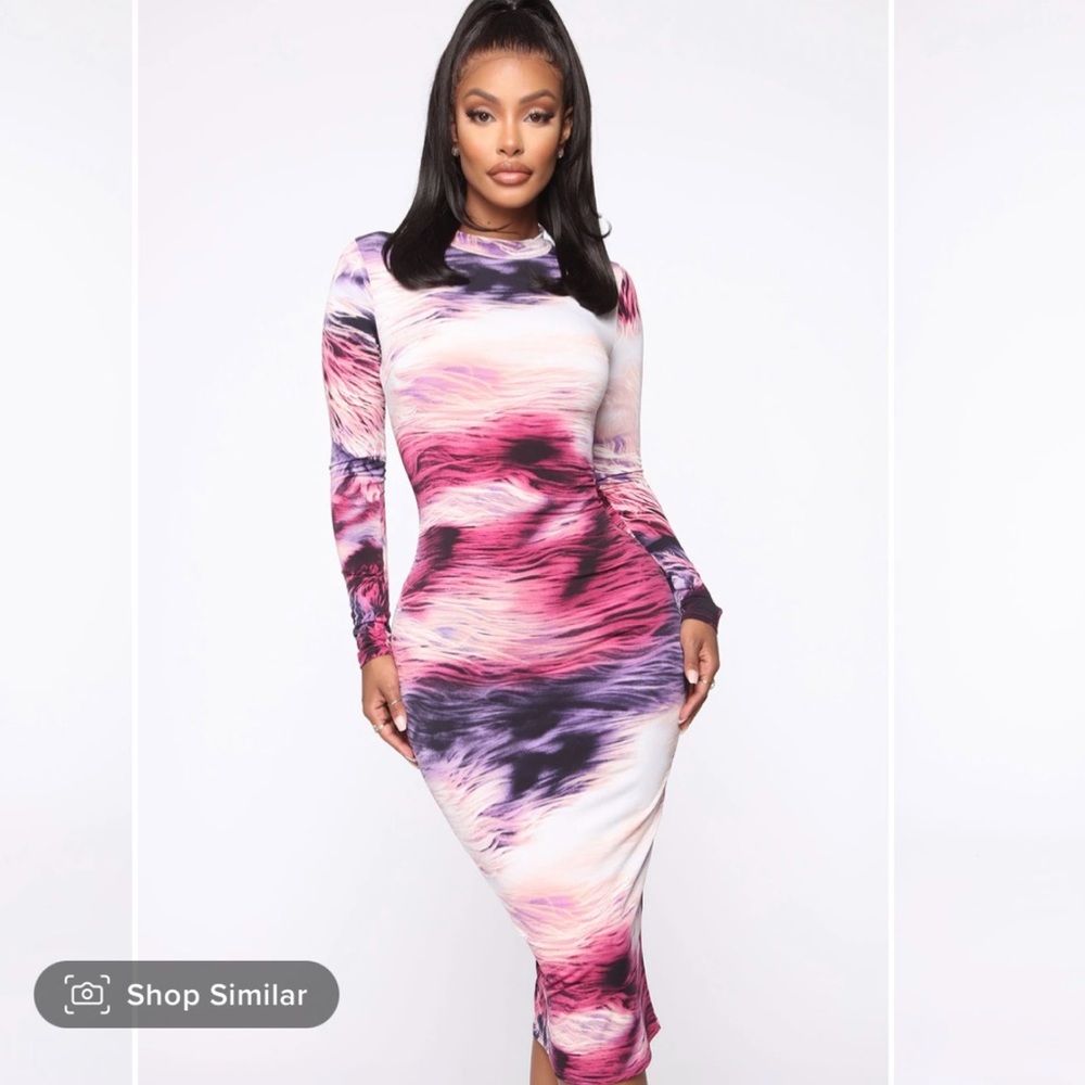 “Ghosting You” Midi dress XL